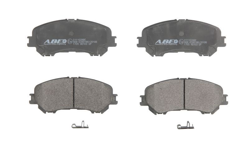 Комплект гальмівних колодок передн , NISSAN QASHQAI II, X-TRAIL III  RENAULT KADJAR, KOLEOS II 1.2-2.5 11.13-