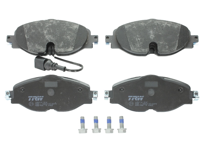 Комплект гальмівних колодок передн (з комплектуючими), AUDI A1, A1 ALLSTREET, A3, Q2, Q3, TT; CUPRA FORMENTOR, LEON, LEON SPORTSTOURER; SEAT ATECA, LEON, LEON SC 1.0-Electric 03.90-