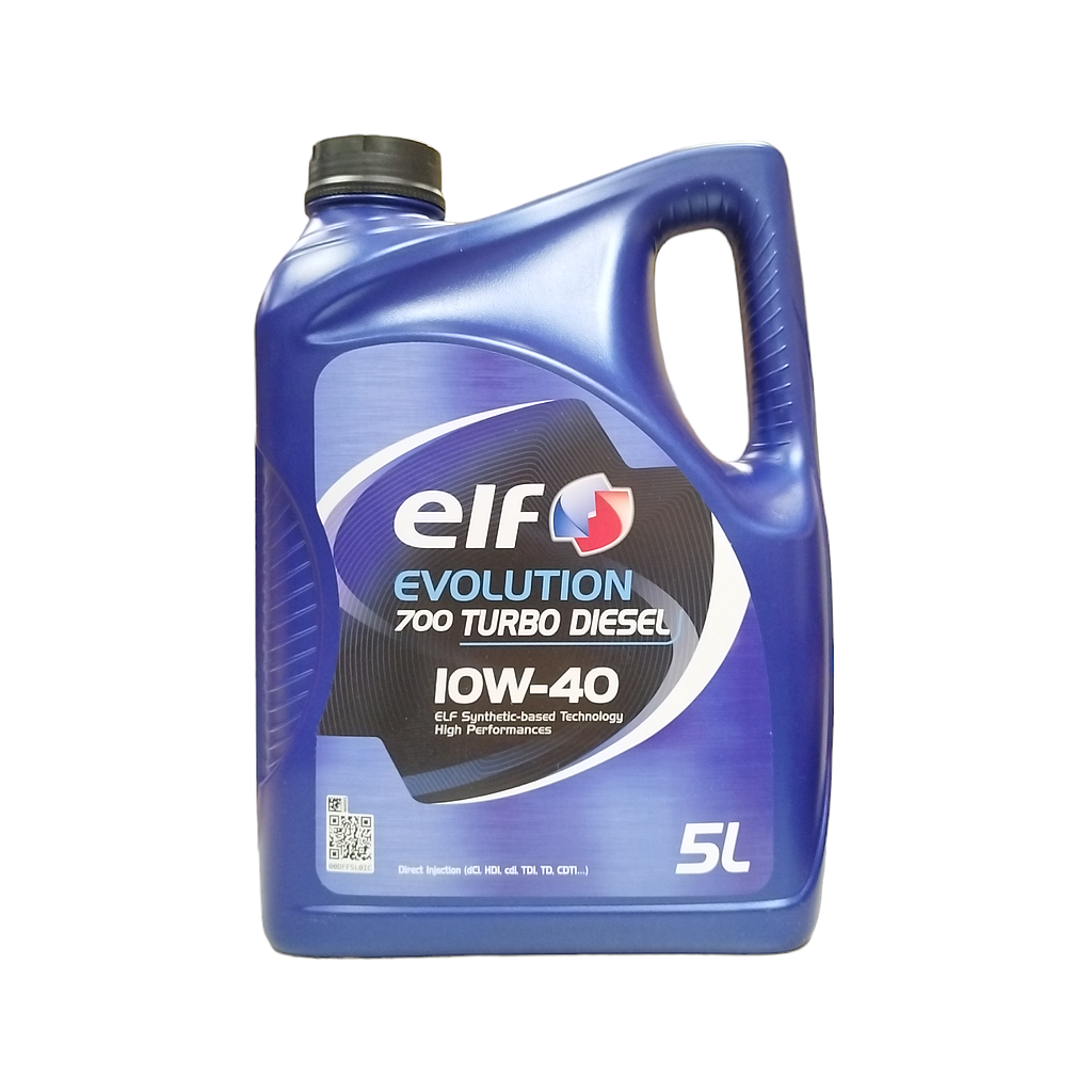 Олива моторна ELF Evolution 700 TURBO DIESEL 10W-40, 5л.