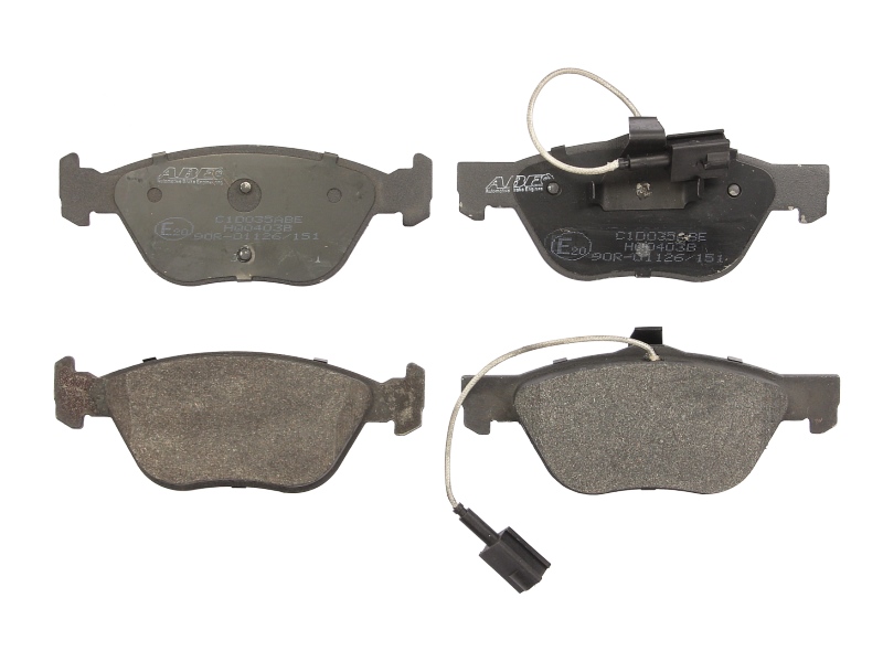 Комплект тормозных колодок передн , ALFA ROMEO 156, 166  FIAT MULTIPLA  LANCIA KAPPA 1.6-3.0 08.94-06.07