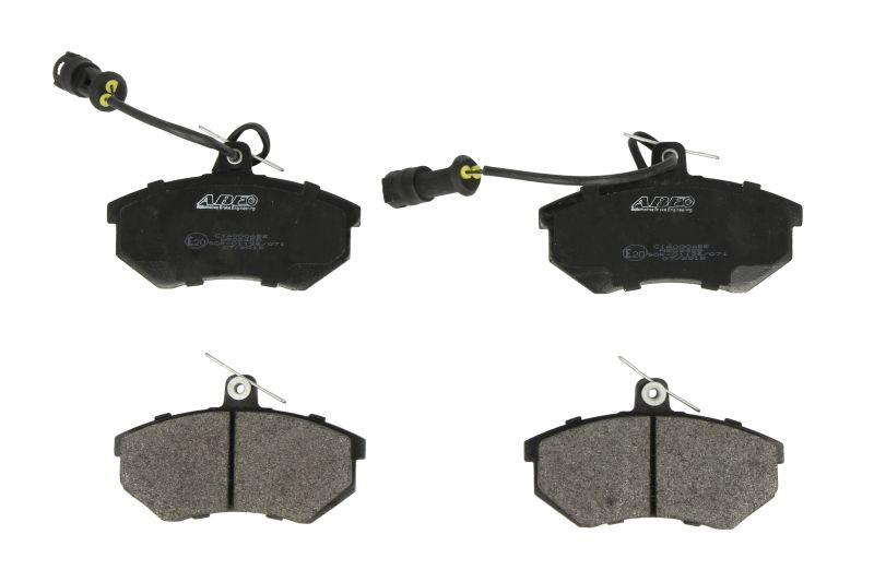 Комплект гальмівних колодок передн , AUDI 100 C2, 100 C3, 200 C2, 200 C3, 80 B3, 80 B4, 90 B2, 90 B3, A4 B5, A4 B6, COUPE B3, QUATTRO  CHERY COWIN 3, EASTAR, V5  VW GOLF III 1.4-2.6 03.77-
