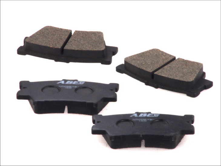Комплект гальмівних колодок задн , VOLVO 340-360  LEXUS ES  PONTIAC VIBE  TOYOTA AVALON, CAMRY, HARRIER, MARK X ZIO I, MATRIX, RAV 4 III, RAV 4 IV, SOLARA 1.8-3.5 08.84-
