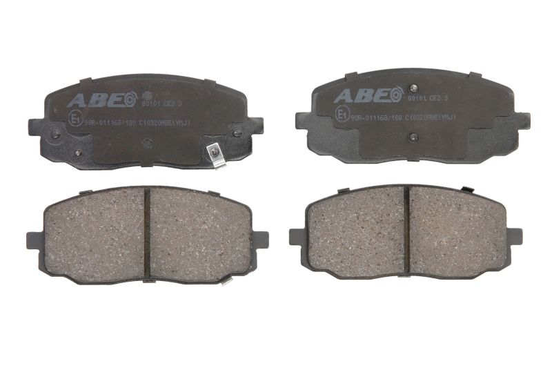 Комплект тормозных колодок передн , CITROEN AXEL  HYUNDAI I10 I, I10 II, I20 I, I20 II  KIA PICANTO I, PICANTO II 0.7-1.6 07.84-06.21