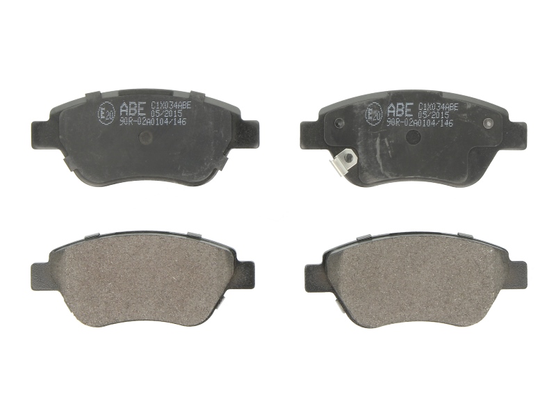 Комплект тормозных колодок передн , FIAT DOBLO, DOBLO/MINIVAN, PANDA  OPEL ADAM, CORSA D, CORSA D/HATCHBACK  PEUGEOT 308 I 1.0-1.9D 10.01-