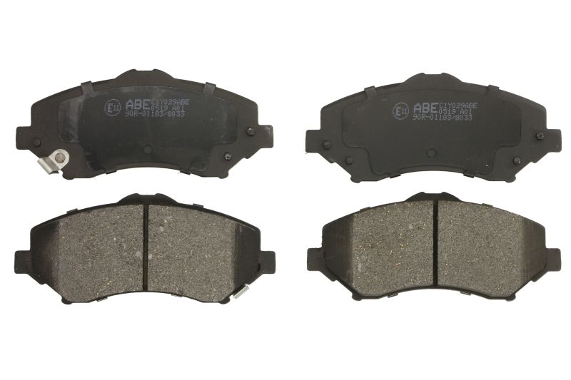 Комплект гальмівних колодок передн , CHRYSLER GRAND VOYAGER V, TOWN & COUNTRY, VOYAGER V  DODGE GRAND, JOURNEY, NITRO  FIAT FREEMONT  JEEP CHEROKEE, LIBERTY, WRANGLER III 2.0D-4.0 01.06-