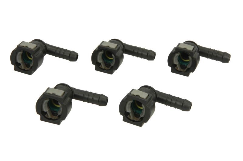 (EN) Cable quick-coupler (кутове дюйм., (EN) tekalan with o-ring, діаметр патрубка: 9,49мм, ID 8  8мм, ціна за 5шт)