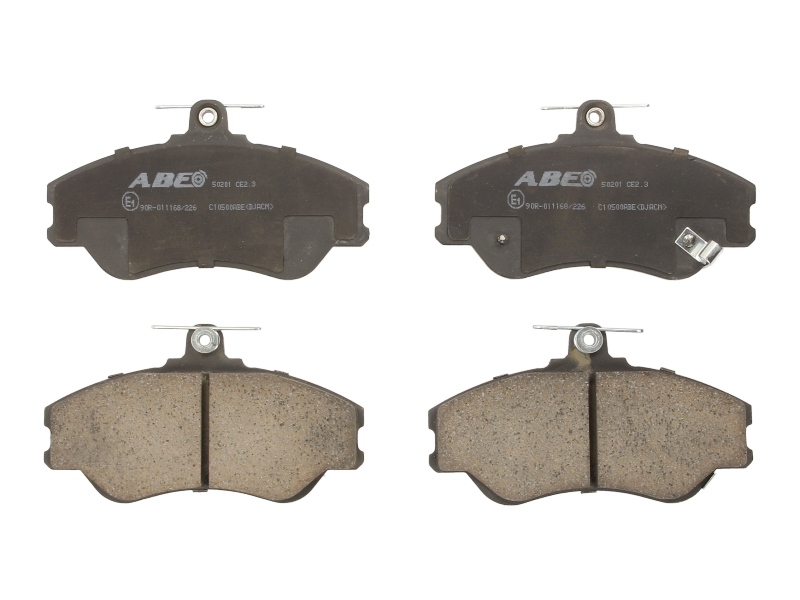Комплект гальмівних колодок передн , HYUNDAI GRACE, H-1 / STAREX, H100, PORTER 2.4/2.5D/2.6D 07.93-12.04