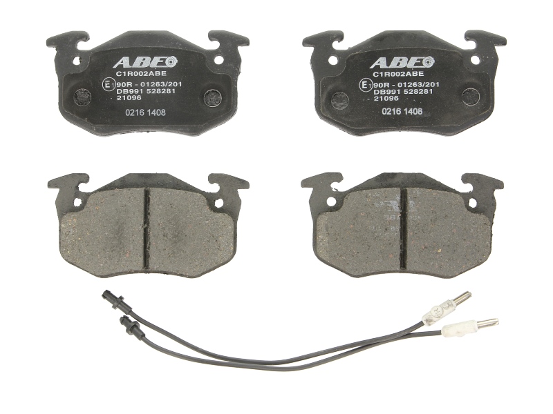 Комплект тормозных колодок передн , RENAULT 18, 5, CLIO I, RAPID/MINIVAN, SUPER 5, TWINGO I, TWINGO I/HATCHBACK 1.0-1.6D 01.72-06.07