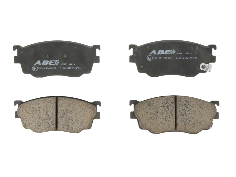 Комплект тормозных колодок передн , MAZDA 323 F VI, 323 S VI, 6, 626 IV, 626 V, PREMACY 1.6-2.0D 08.93-08.07
