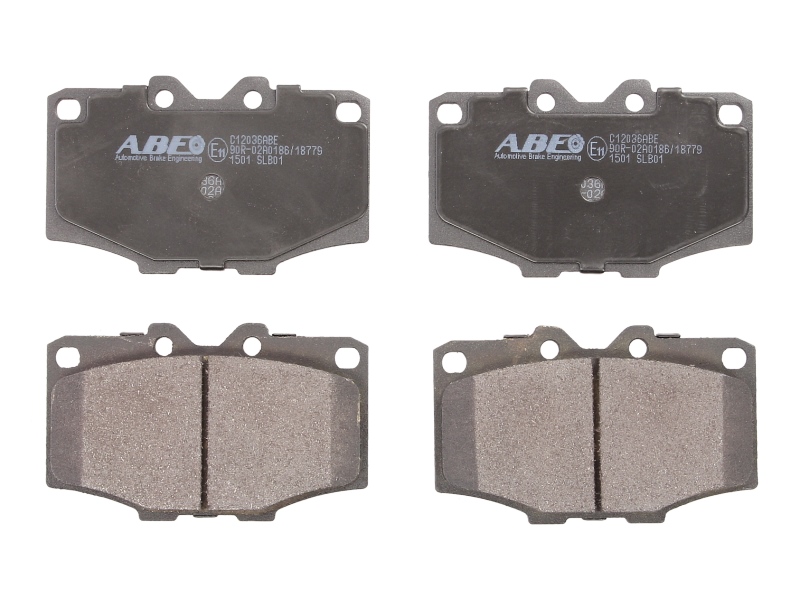 Комплект тормозных колодок передн , TOYOTA 4 RUNNER I, 4 RUNNER V, FORTUNER, HARRIER, HIACE III, HILUX III, HILUX IV, HILUX V, LAND CRUISER, LAND CRUISER 90, LAND CRUISER PRADO 1.6-4.2 03.69-
