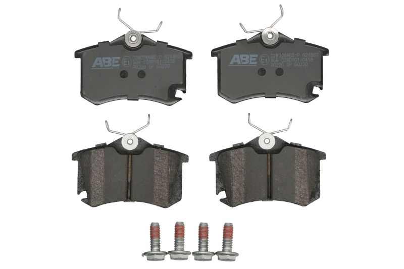 Комплект тормозных колодок задн , DS DS 3  AUDI A1, A1 ALLSTREET, A1 CITY CARVER, A2, A3, A4 B5, A4 B6, A4 B7, A6 C5, A8 D2, TT  SEAT ALTEA, ALTEA XL, IBIZA IV, IBIZA IV SC 1.0-Electric 10.90-