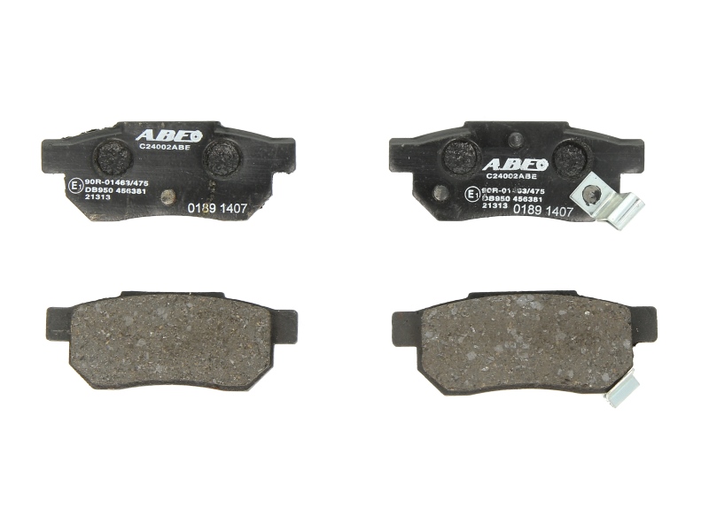 Комплект тормозных колодок задн, ACURA INTEGRA FORD MAVERICK HONDA ACCORD III, ACCORD IV, ACCORD VI, ACCORD VII, BEAT, CITY III, CITY IV, CITY V, CIVIC IV, CIVIC V, CIVIC VI 0.7-2.7D 10.84-