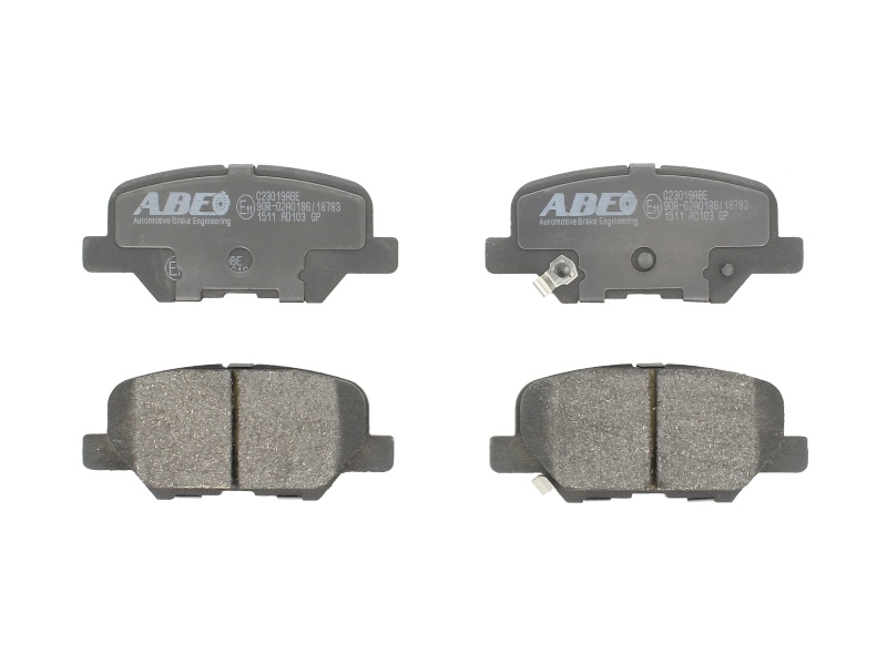 Комплект тормозных колодок задн , CITROEN C4 AIRCROSS  MAZDA 3, 6, 6/KOMBI  MITSUBISHI ASX, OUTLANDER III  PEUGEOT 4008 1.6-3.0 02.10-