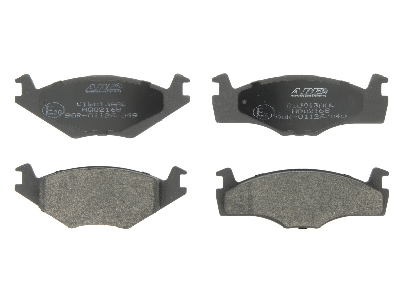 Комплект гальмівних колодок передн , SEAT CORDOBA, IBIZA II  VW DERBY, POLO, POLO CLASSIC, POLO II, POLO III, POLO III CLASSIC, POLO/HATCHBACK, SAVEIRO I 1.0-1.9D 08.81-10.02