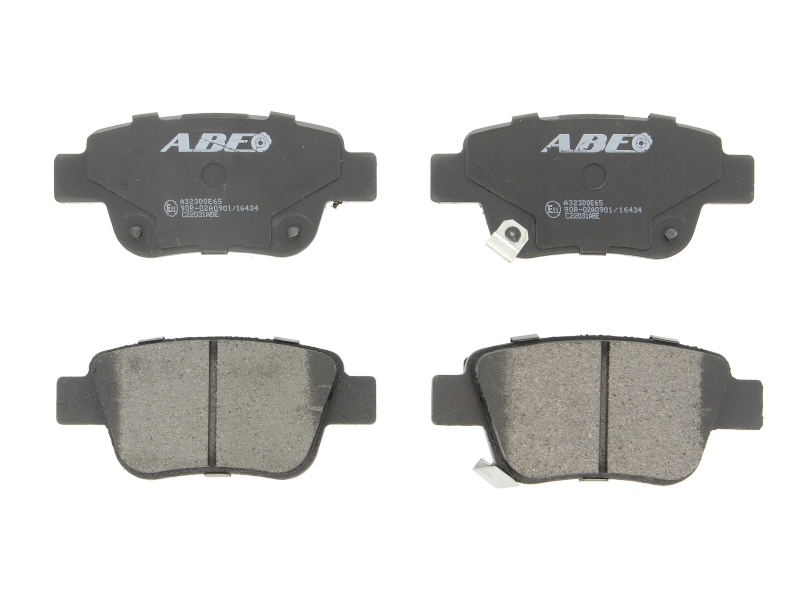 Комплект тормозных колодок задн , TOYOTA ALPHARD I, AVENSIS, COROLLA VERSO, PREVIA, PREVIA III 1.6-3.5 10.00-