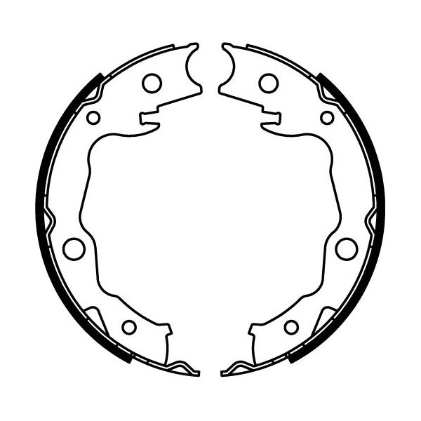Тормозная колодка MITSUBISHI OUTLANDER II  NISSAN CUBE, JUKE, LEAF, PULSAR, QASHQAI I, TIIDA, X-TRAIL, X-TRAIL II  RENAULT KADJAR, KOLEOS I  TOYOTA CALDINA, CAMRY, IST 1.2-Electric 04.00-