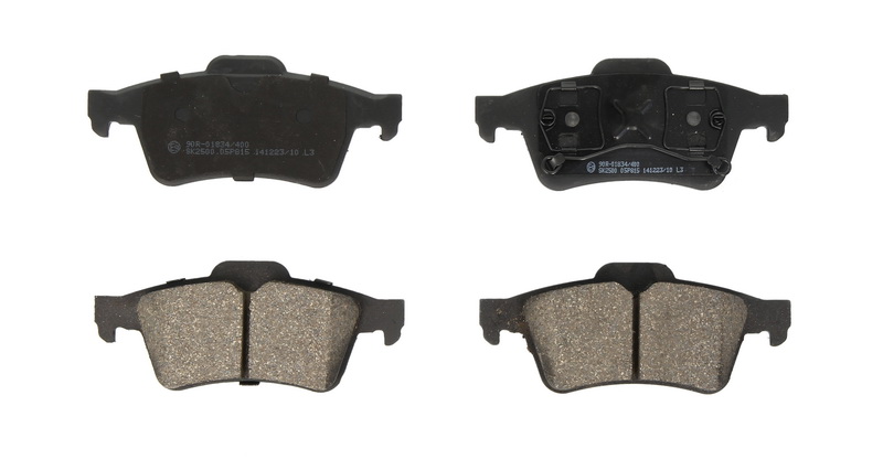 Комплект гальмівних колодок задн CERAMIC , NISSAN PRIMERA; OPEL SIGNUM, VECTRA C, VECTRA C GTS; RENAULT ESPACE IV, LAGUNA II, MEGANE II, VEL SATIS; SAAB 9-3 1.4-3.5 09.00-
