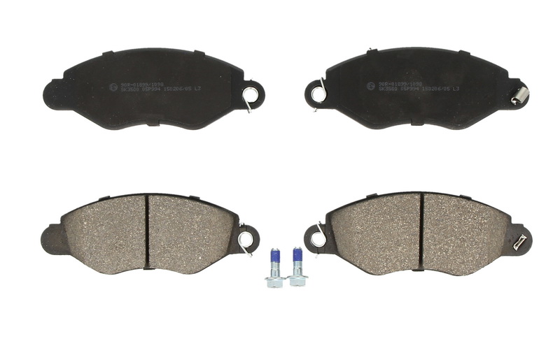 Комплект гальмівних колодок передн (з болтами), CERAMIC FORD TRANSIT 2.0D/2.3/2.4D 01.00-05.06