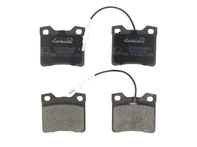 Комплект гальмівних колодок задн , MERCEDES V (638/2), VITO (W638); AUDI 80 B2; PEUGEOT 406, 607 1.8-2.8 02.86-08.05