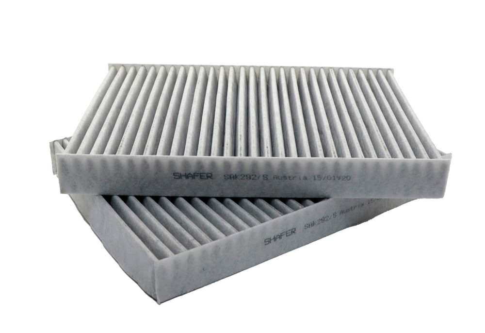 Фильтр салонный MB S (C215, C216, C217, W221, W222, V222, X222), Ssangyong Musso, 2.2D-6.3, 99-, (к-кт 2шт), угольный