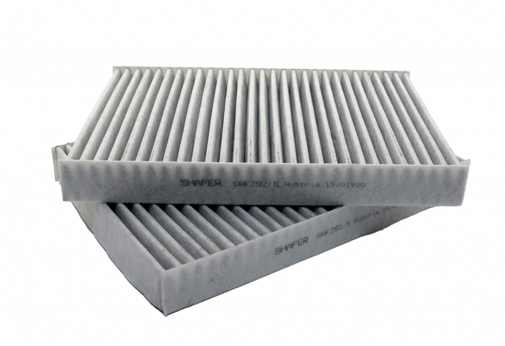 Фильтр салонный MB S (C215, C216, C217, W221, W222, V222, X222), Ssangyong Musso, 2.2D-6.3, 99-, (к-кт 2шт), угольный