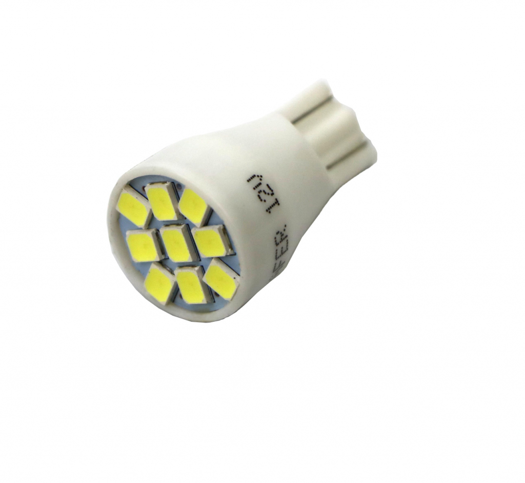 Лампа світлодіодна T15 W2.1x9.5D 9LEDs wedge (1шт)