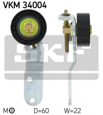 Натяжное устройство ремня поликлинового Ford 1.8D/TD Servo+Klima