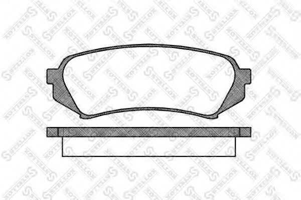 Тормозные колодки дисковые зад. Toyota Land Cruiser (J100) 4,2 98-/Lexus LX II (UZJ100) 02-