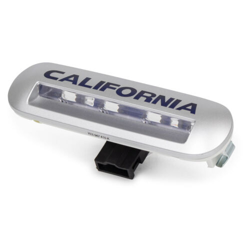 Ліхтар освітлення вхідної сходинки з написом "CALIFORNIA" (срібний-metallic)