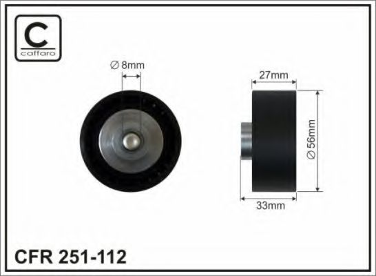 55x8x28 Ролик паска приводного BMW 2.0d-3.0d