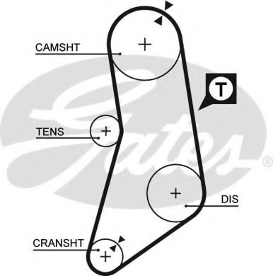 Ремень ГРМ Bmw 320i, 325i 82-09/85, 520i 81-85