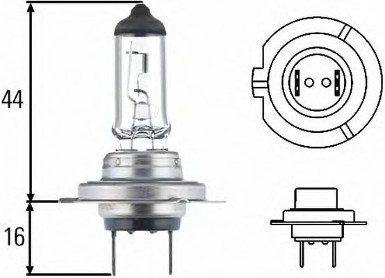 Лампа 12V H7 55W PX26d LONG LIFE