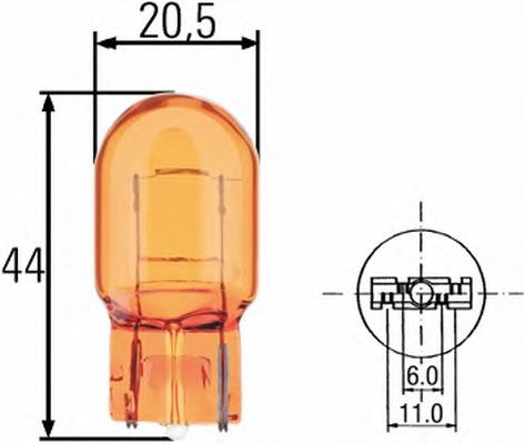 Лампа 12V WY21W 21W W3x16d