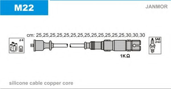 К-кт проводов в/н MB Mercedes CL500 99-06