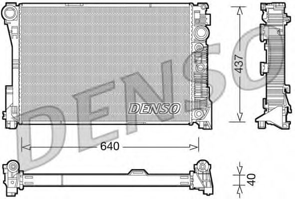 Радіатор охолодження Mercedes-benz DB E212 2.2 OM651