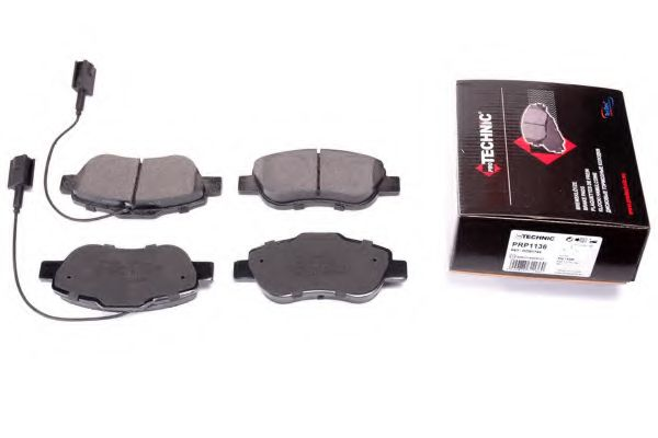 Колодки гальмiвнi переднi Fiat 500 Ford Ka 1.2/1.3D 07.07-