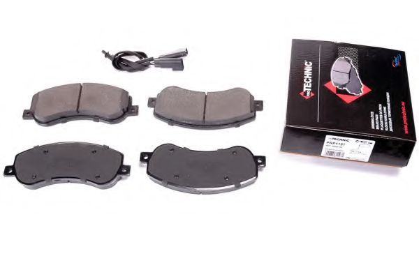 Тормозные колодки дисковые перед. Ford Transit 2,2-2,4 TDCI 06-