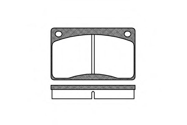 Тормозные колодки Volvo 140, 240, 260 1.8-2.8 07.67-08.93
