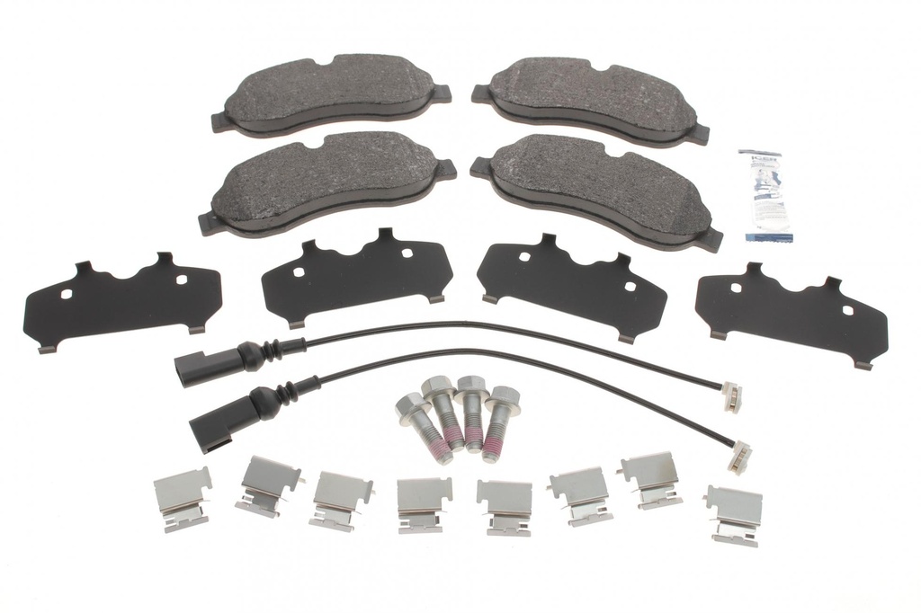 Колодки тормозные (передние) Ford Tourneo Custom/Transit Custom/Transit V363 12- (+датчики) (спарка)