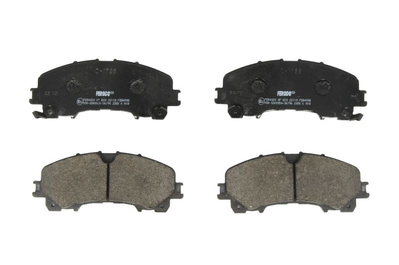 Комплект тормозных колодок передн (без аксессуаров), INFINITI Q50, Q60, QX50 II; NISSAN X-TRAIL III; RENAULT KOLEOS II 1.3-3.5H 04.13-
