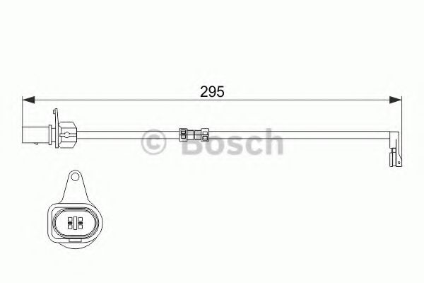 Датчик износа тормозных колодок Audi A6/A7/A8 3.0TDI/3.0TFSI 10-