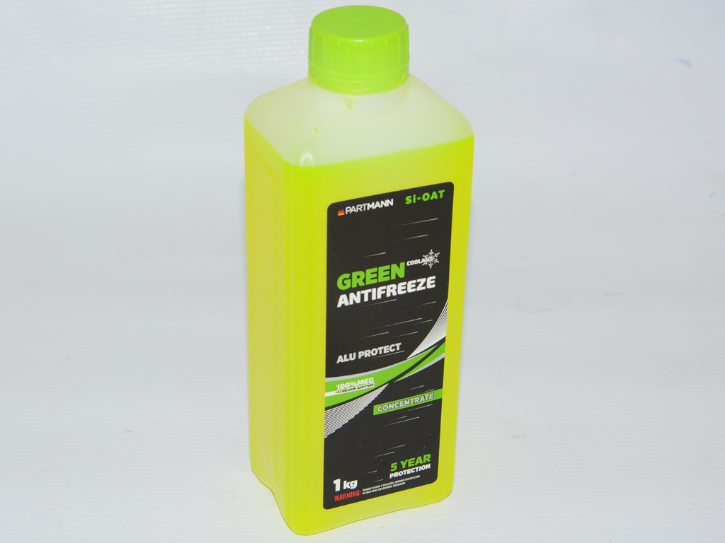 Антифриз зеленый G11 (SI-OAT) 1kg (концентрат)