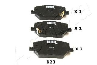 Комплект тормозных колодок передн. Fiat 500X Jeep Compass, Renegade 1.0-2.0D 07.14-