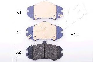 Колодки тормозные перед. Hyundai Elantra 1.6-2.0 2000-