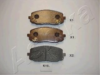 К-кт перед. тормоз. колодок Kia Picanto 04.02-/Hyunday I10 2008-
