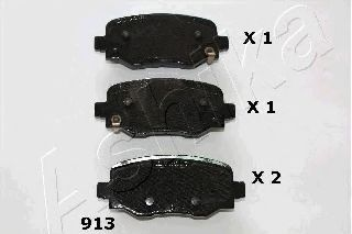 Комплект гальмівних колодок Fiat 500X Jeep Renegade 1.0-2.0D 07.14-