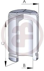 Поршень гальм. супорта MERCEDES-BENZ V-CLASS (638/2) 96-03,VITO автобус (638) 96-03,VITO фургон (638) 97-0