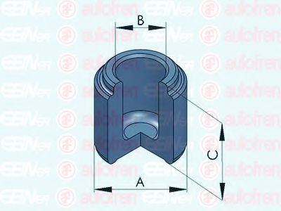 Поршень гальмівного супорта Audi Q7 Porsche 944, Cayenne Vw Touareg 2.5-6.0D 08.85-08.15