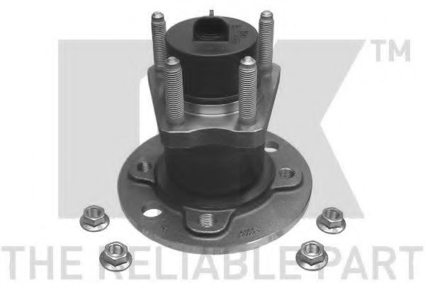 Ступиця (підшипник) зад. Opel Astra F, G, Combo C, Vectra A, B, Lanos 1.6 (+ABS) (4 гвинта)