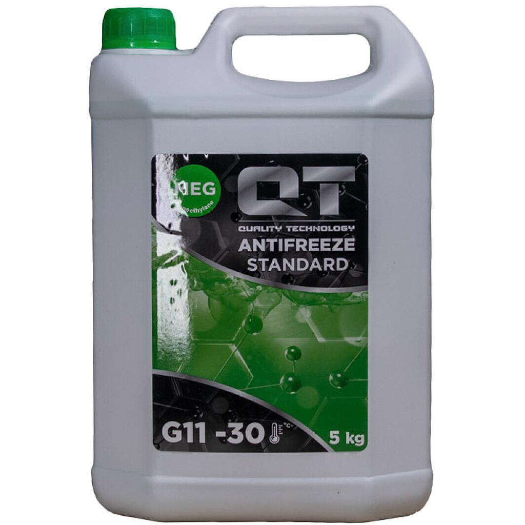 Антифриз QT MEG STANDARD -30 G11 GREEN 5кг QT552305